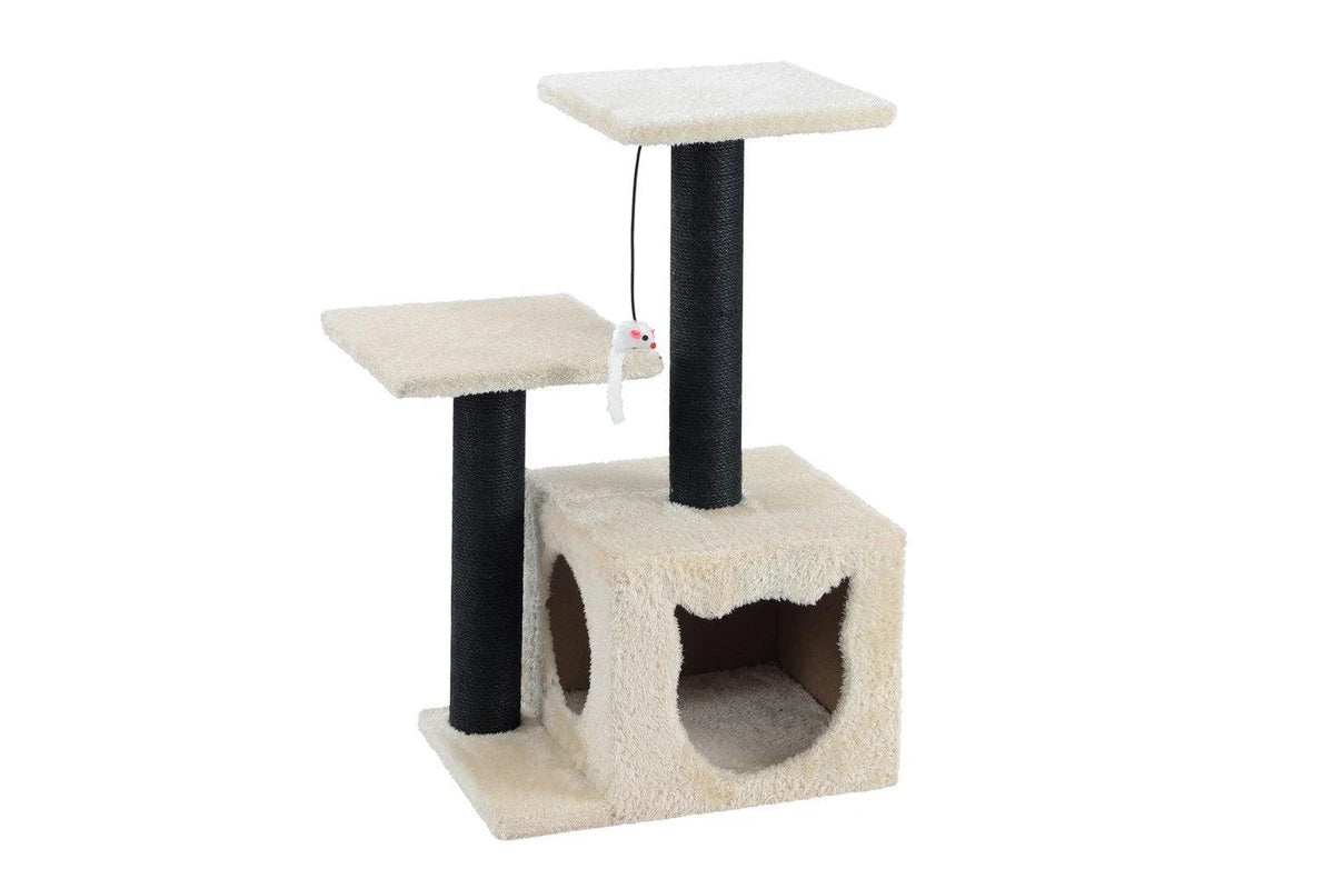 Catsby Double Platform Hideaway Tower 38X28X63cm