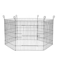 Pet Play Pen 6-sided Medium 61x61cm 6 Panels