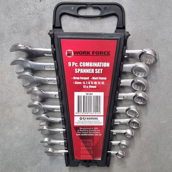 9 pce Metric Combination Spanner Set