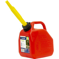 SCEPTER Jerry Can Plastic Fuel 5L Red Squat