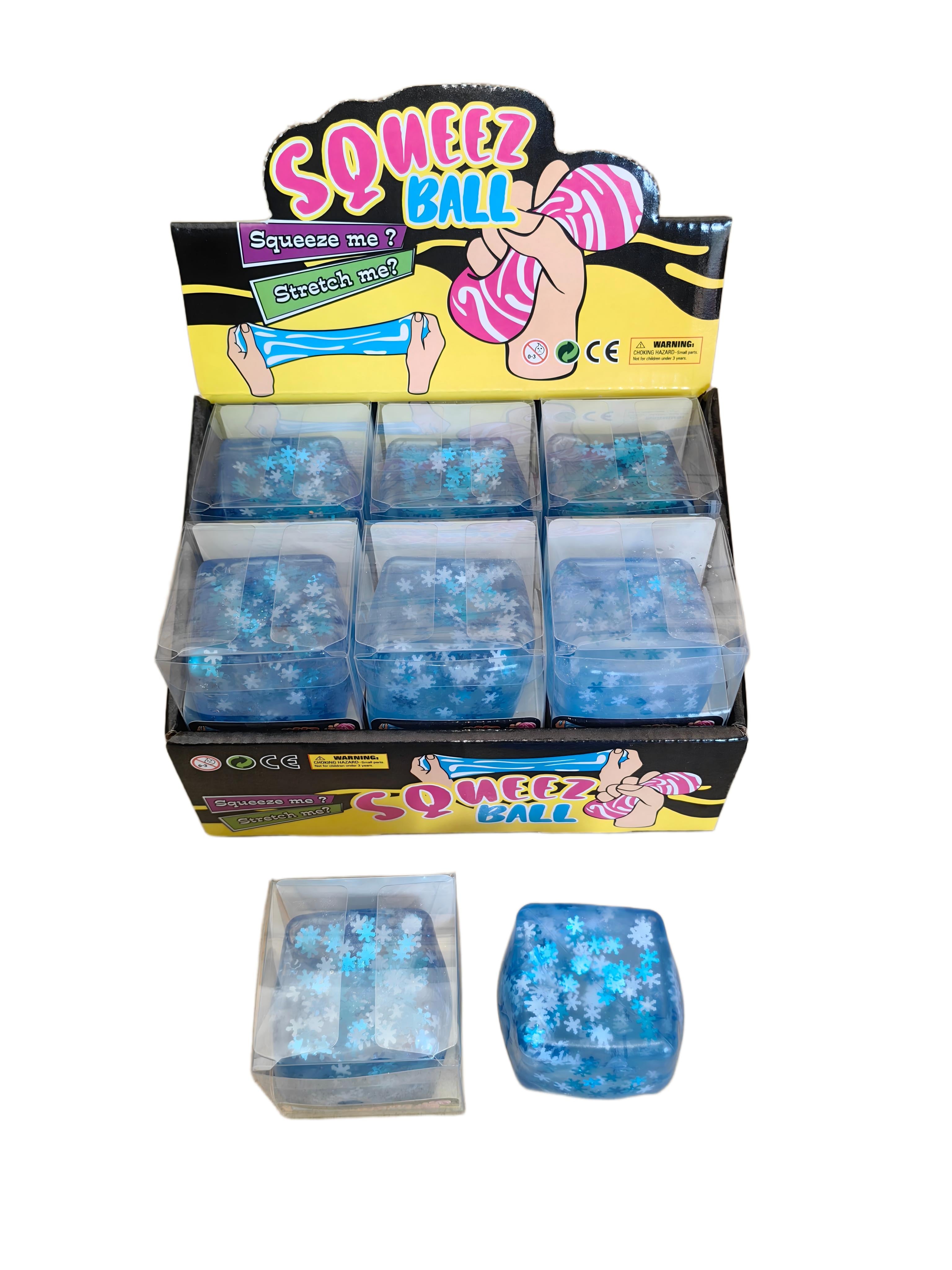 Squishy Snowflake Cube