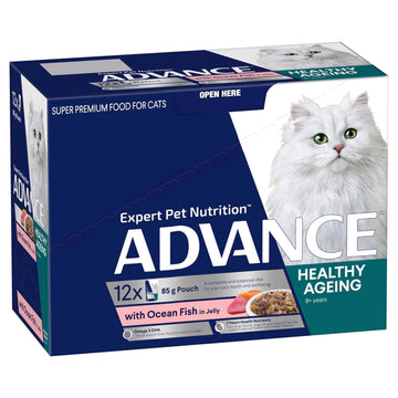 ADVANCE Healthy Ageing Ocean Fish in Jelly Pouches 12 x 85g