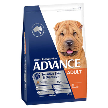 ADVANCE Sensitive Skin and Digestion Adult All Breed Salmon with Rice