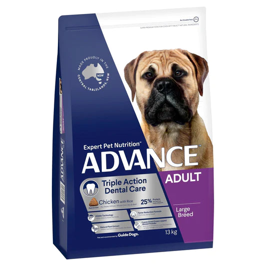 Advance Dental Care Triple Action Adult Large Breed Chicken with Rice