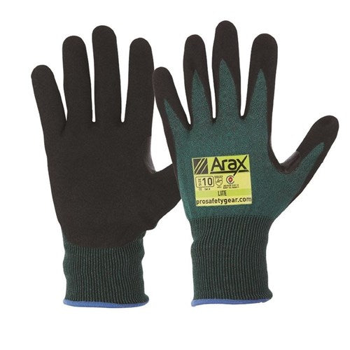 Glove Arax Green Nitrile Sand Dip