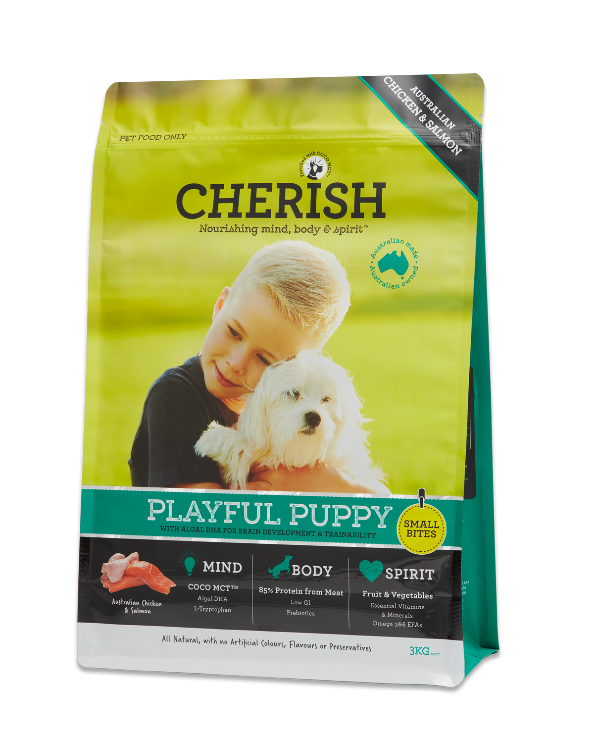 Cherish Playful Puppy Small Bites 3kg