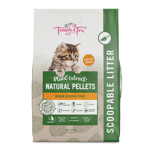 Trouble & Trix Cat Litter Natural 10L