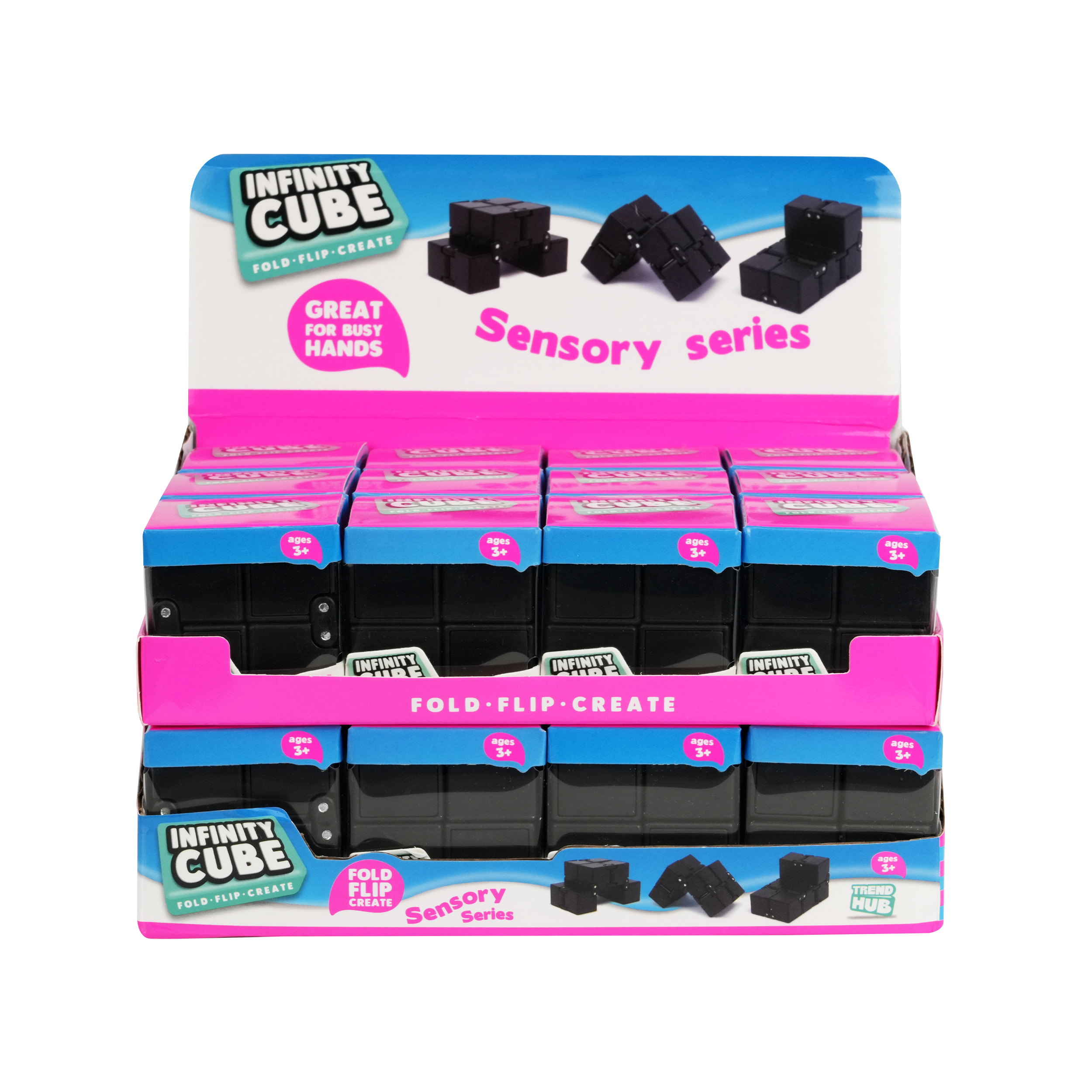 Trend Hub 85g Infinity Cube Black