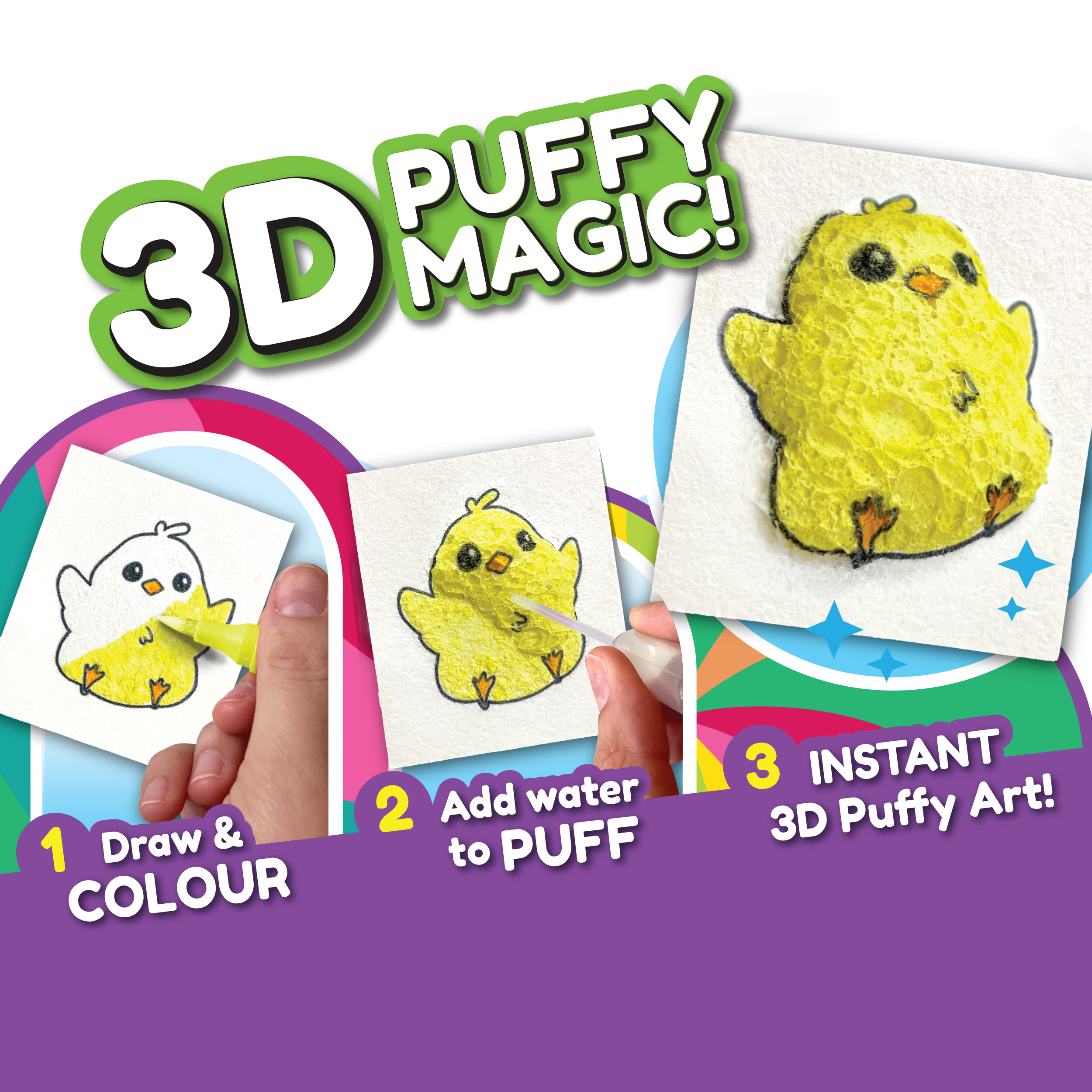 Water Art Magical Puffy Art