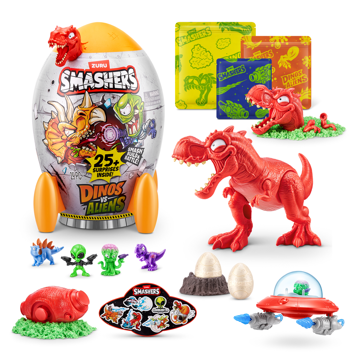 ZURU Smashers Dino vs Alien Rocket xx