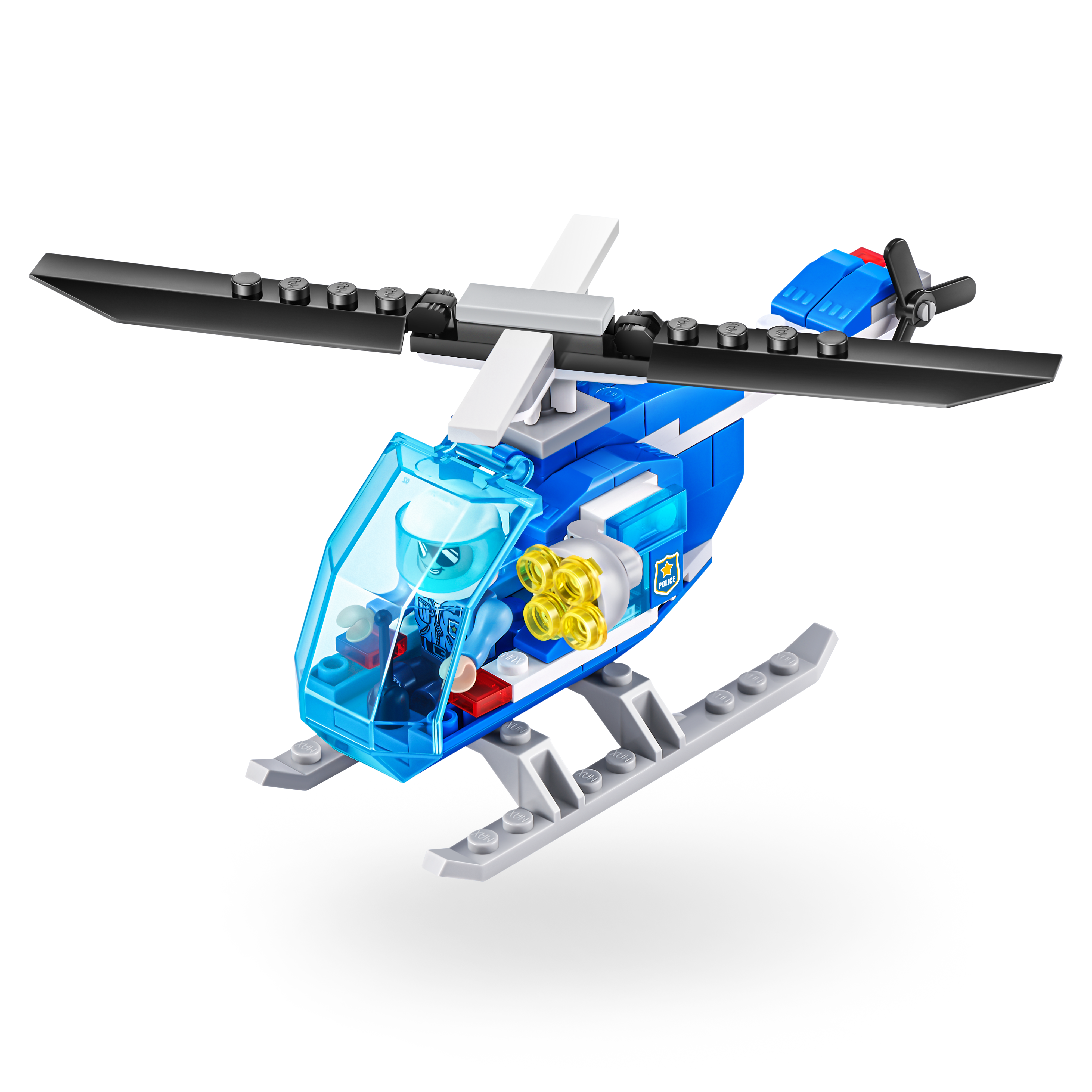 ZURU MAX Build City Police Station  Playset 321 Bricks xx