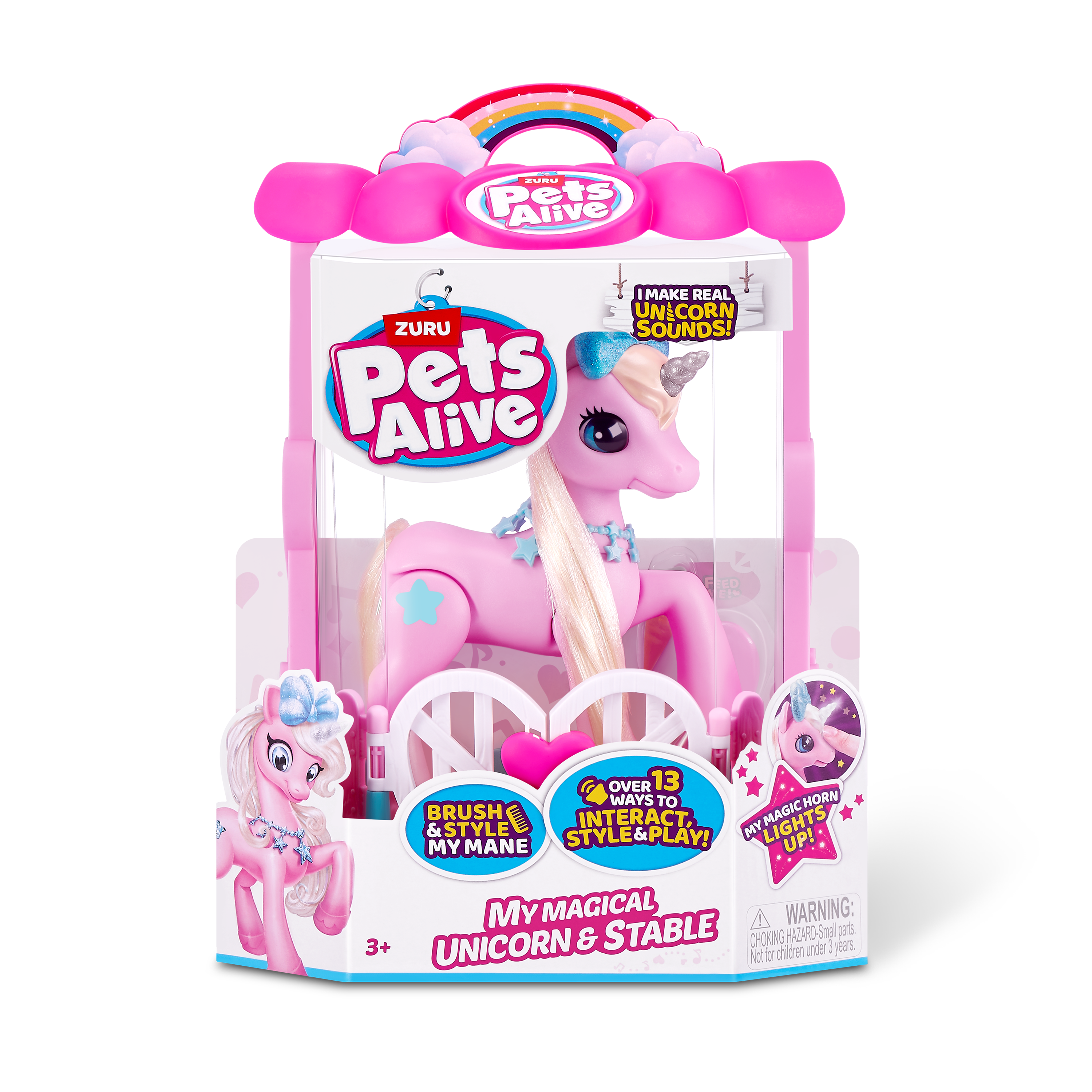 ZURU Pet's Alive Unicorn & Pony Playset assorted