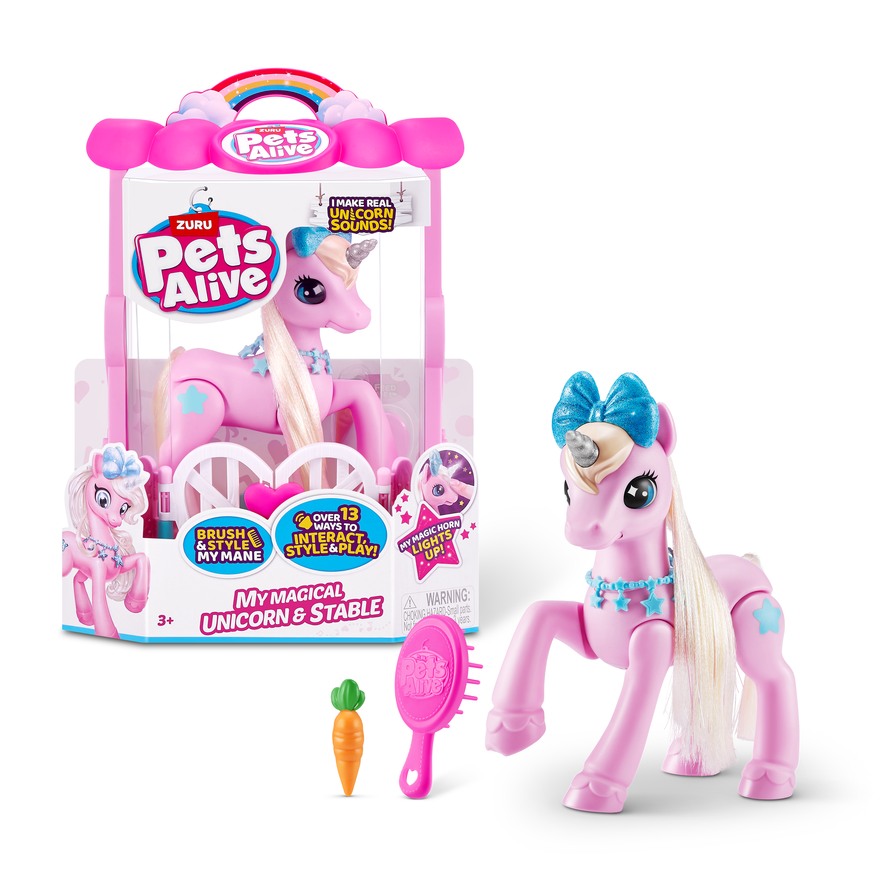 ZURU Pet's Alive Unicorn & Pony Playset assorted