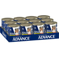 ADVANCE  All Breed Adult Dog Wet Food Casserole With Chicken 700g X 12