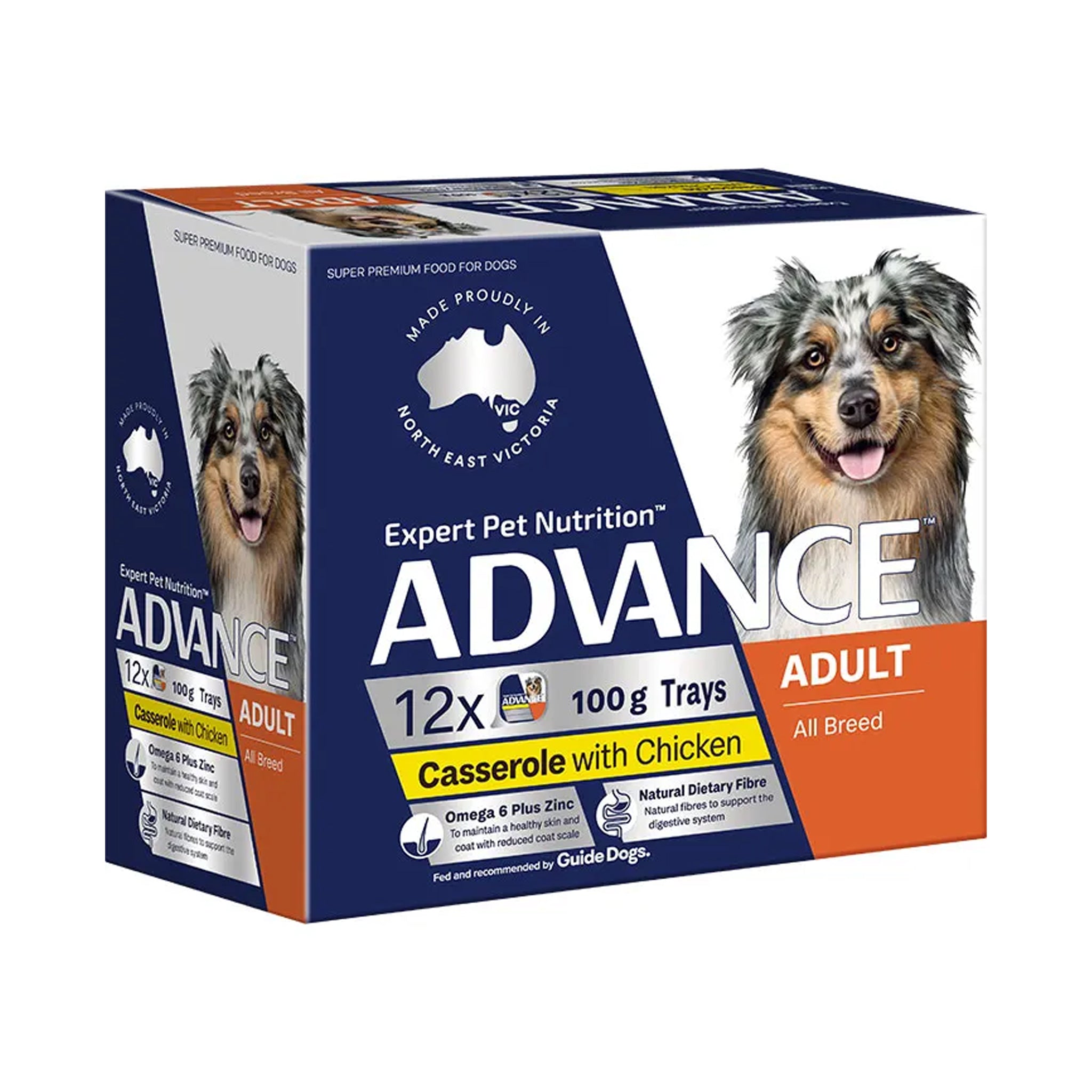 Advance Adult All Breed Chicken Casserole 12 x 100g