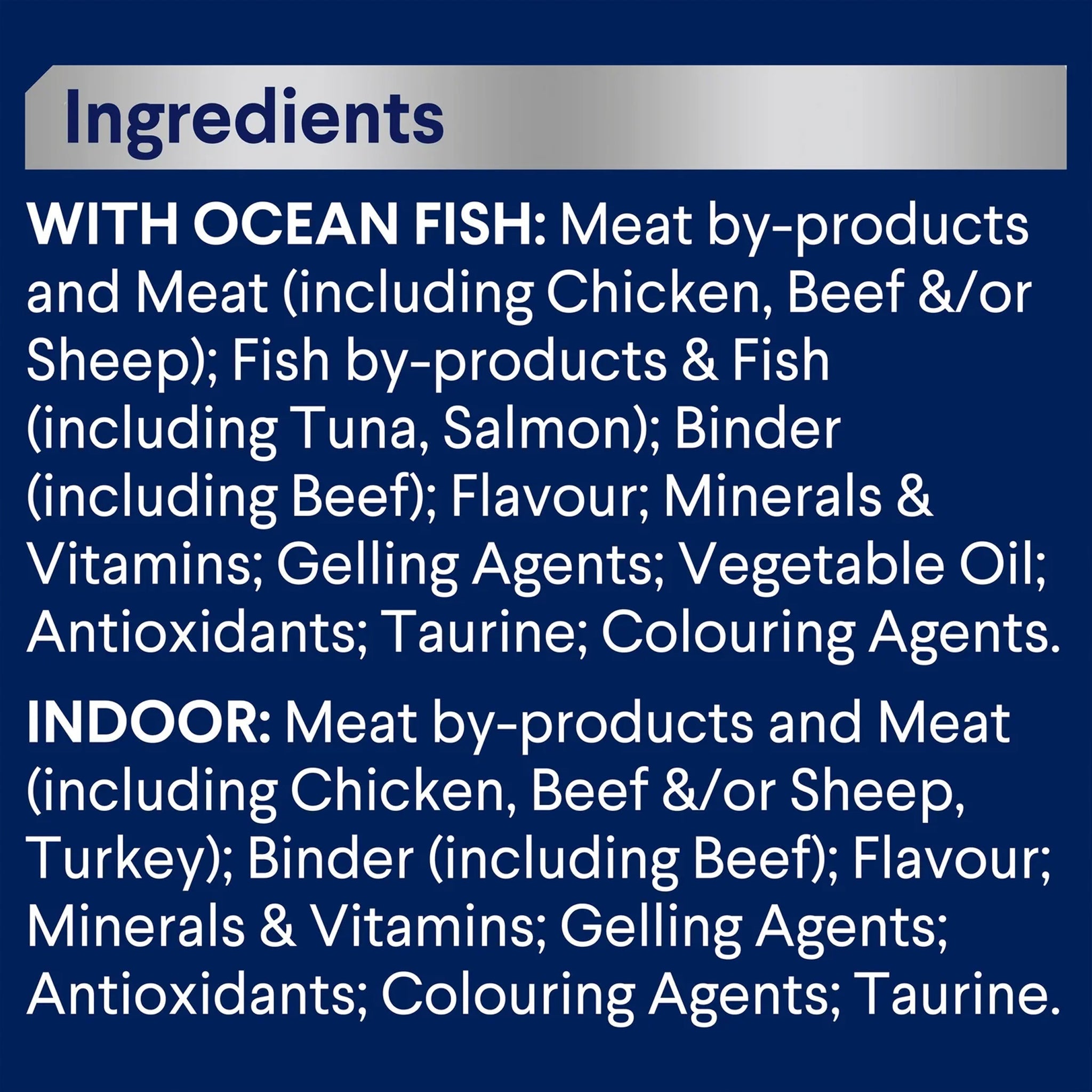 Advance Cat Adult with Ocean Fish in Jelly & Indoor Cat Chicken & Turkey Pouches 12 x 85g