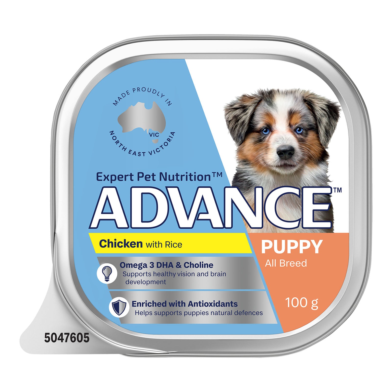 Advance Puppy All Breed Chicken with Rice Wet Dog Food 12 x 100g