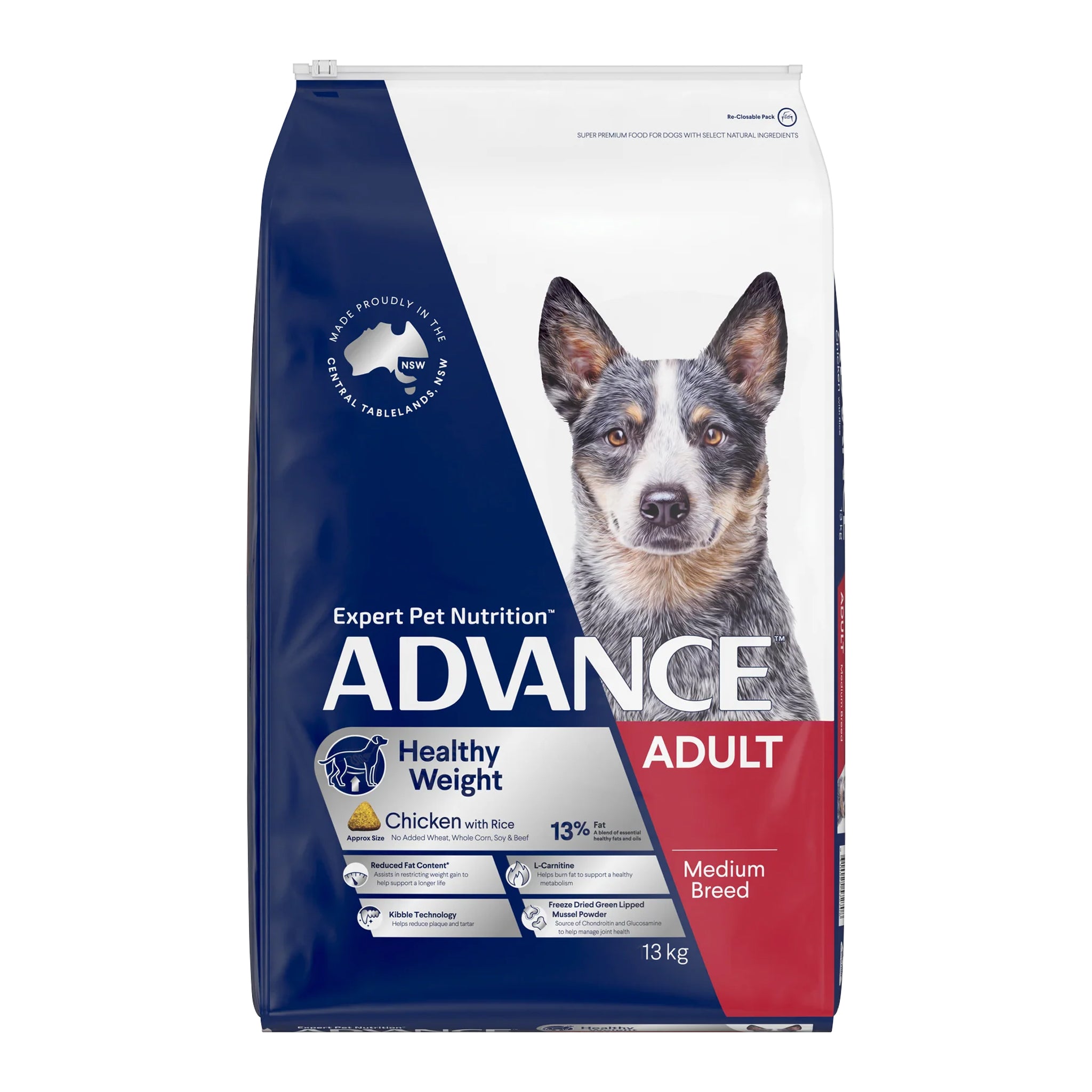 Advance Healthy Weight Adult Medium Breed Chicken with Rice