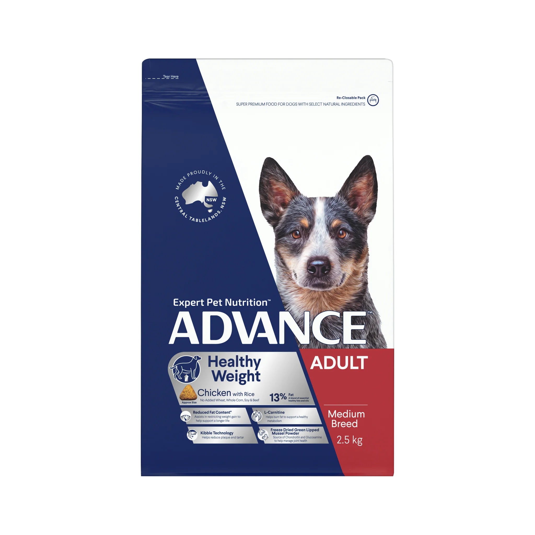 Advance Healthy Weight Adult Medium Breed Chicken with Rice