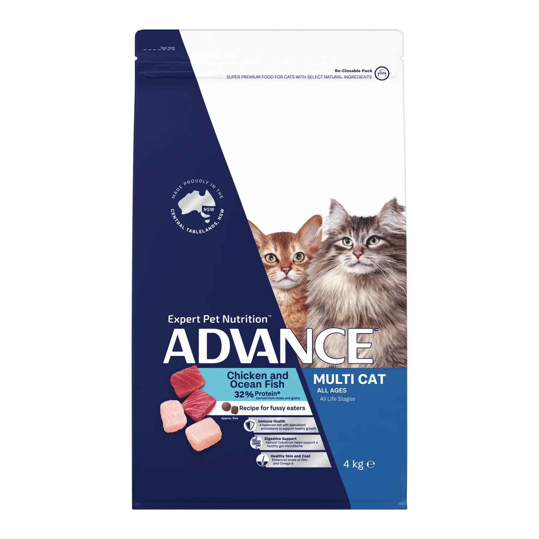 Advance Multi-Cat Adult Chicken & Ocean Fish