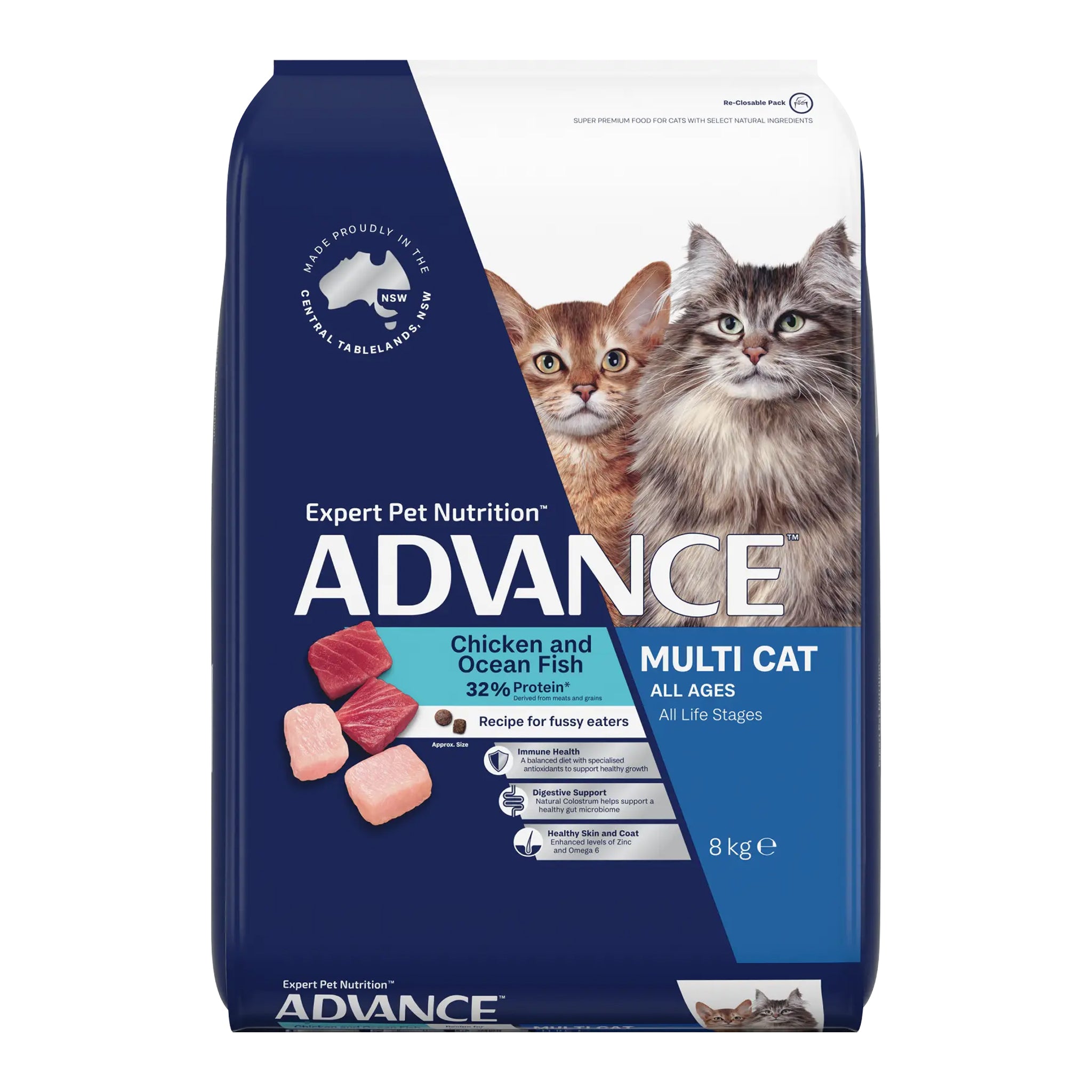 Advance Multi-Cat Adult Chicken & Ocean Fish