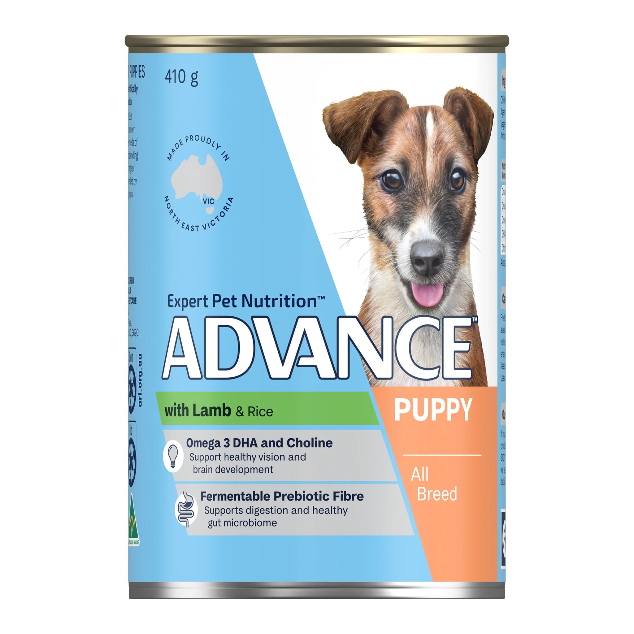 Advance Puppy Growth Lamb and Rice Cans 12 x 410g