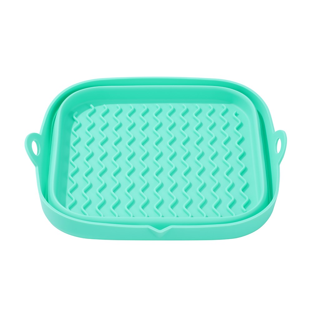 Air Fryer Silicone Collapsible Tray - Square 21cm (Assorted)