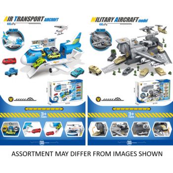 Aircraft Playset with 5 Vehicles & Accessories assorted