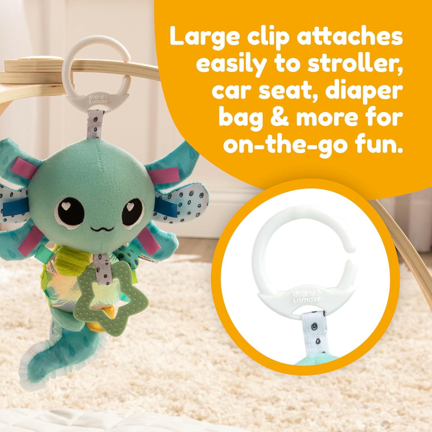 Alise the Axolotl Clip & Go