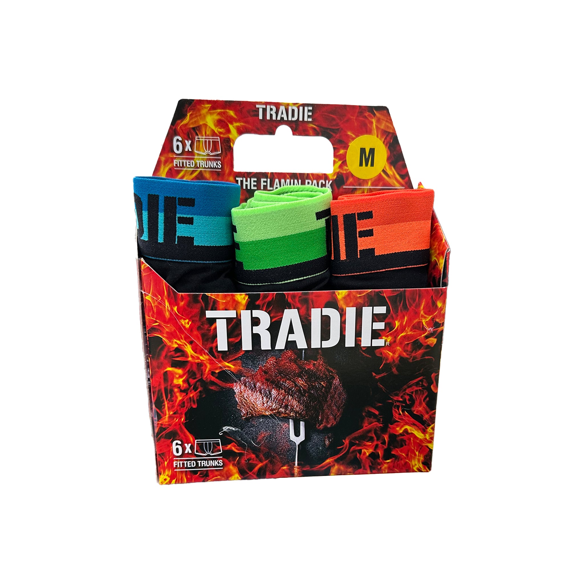 Tradie Men's 6Pk Fitted Trunk