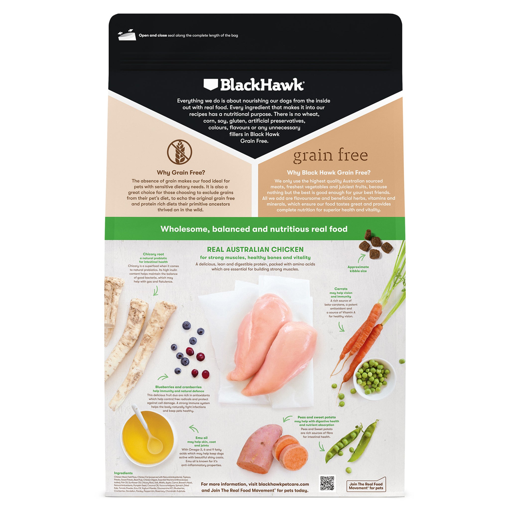 Black Hawk Grain Free Small Breed Chicken