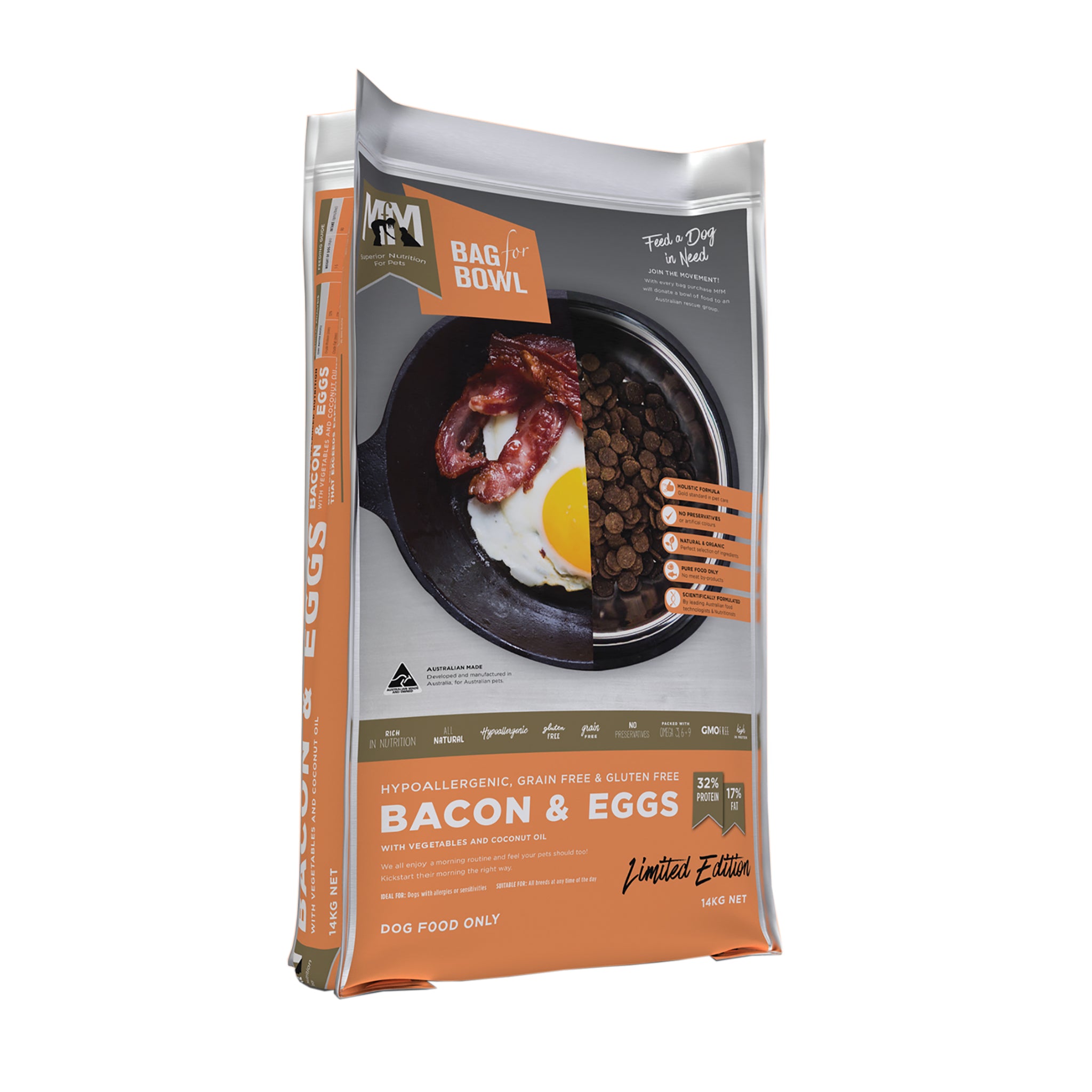 Meals for Mutts MFM Dog Single Protein Bacon and Eggs (Grain Free)