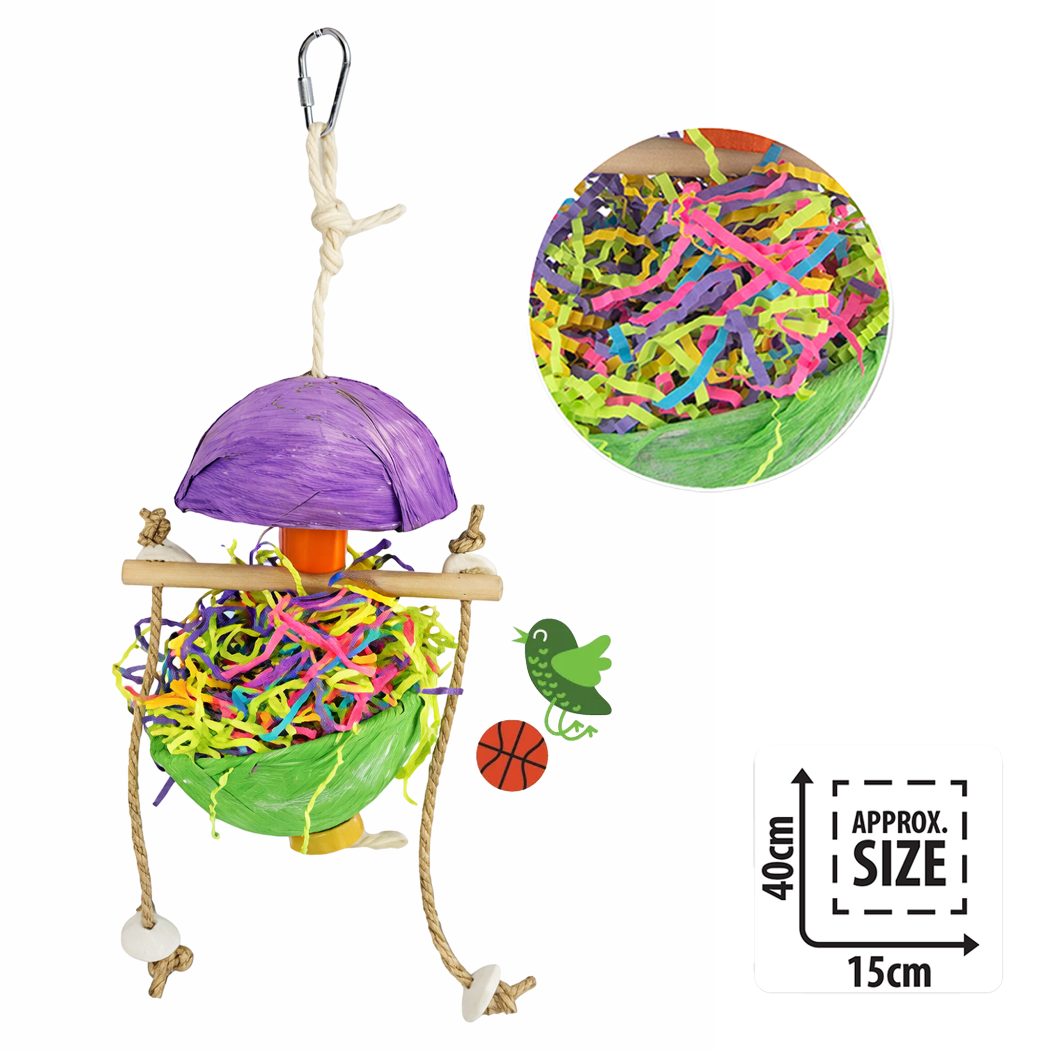 Bainbridge Bird Toys - Pinata Ball Forager