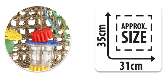 Bainbridge Bird Net - Foraging Wall Medium