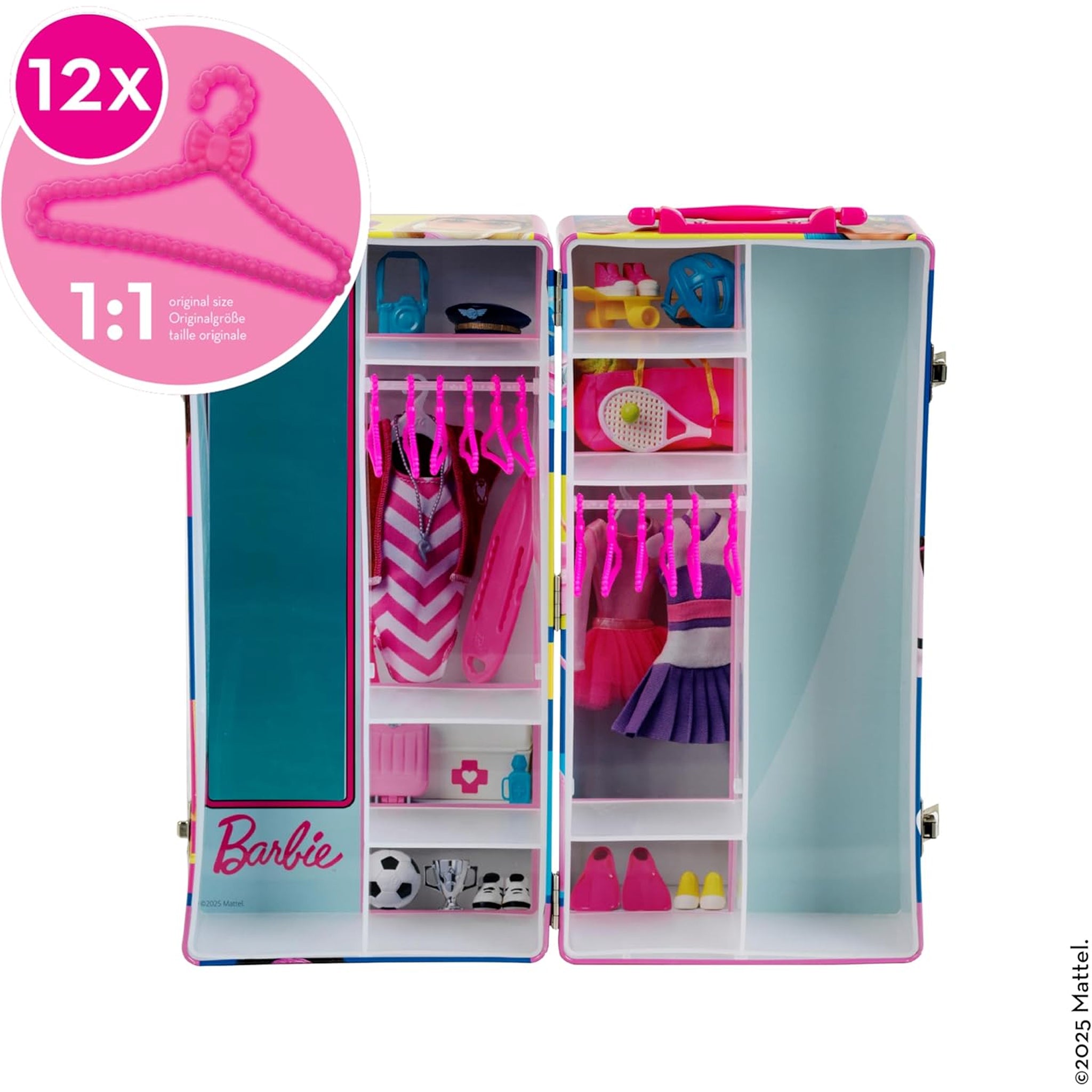 Barbie Wardrobe Tin Carry Case