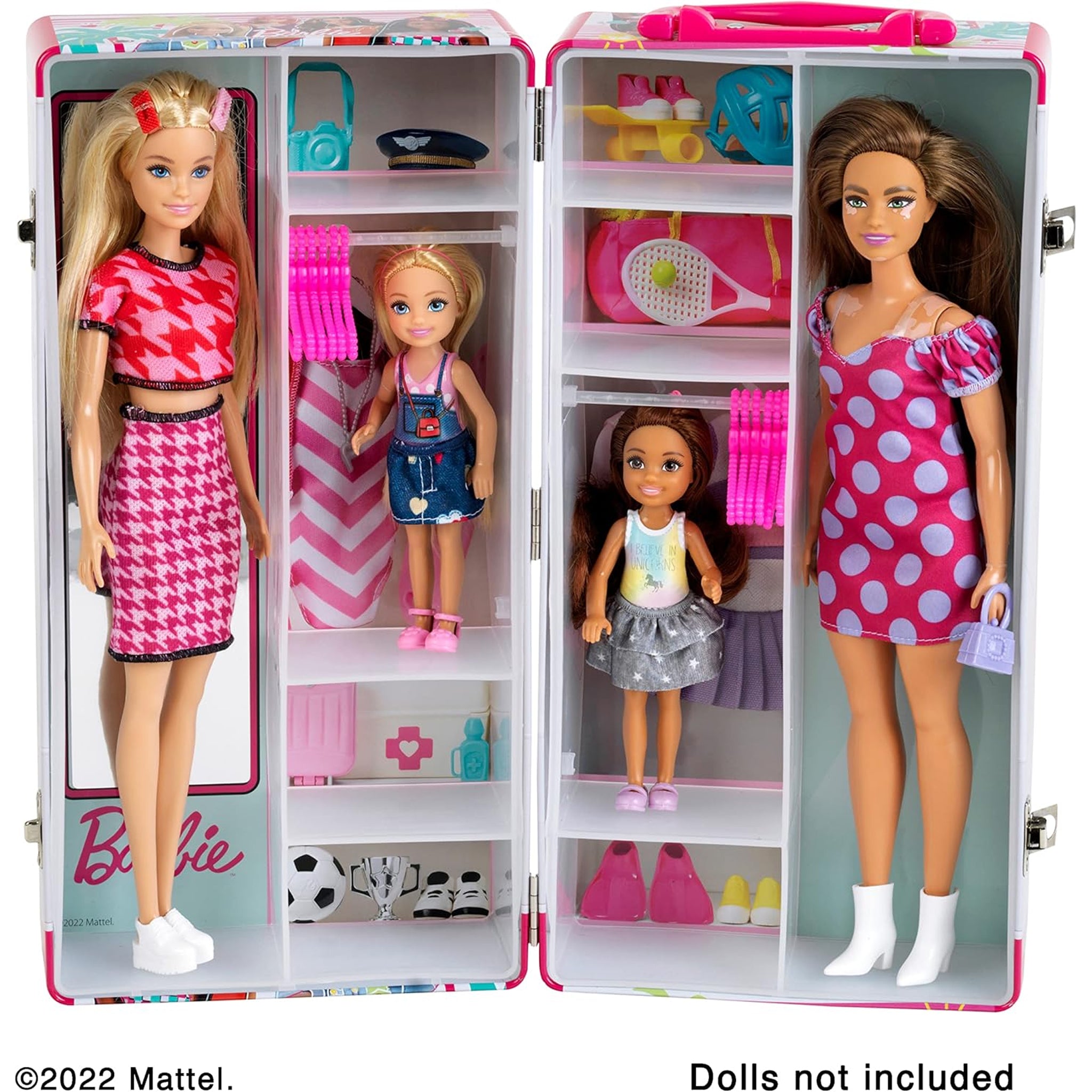 Barbie Wardrobe Tin Carry Case