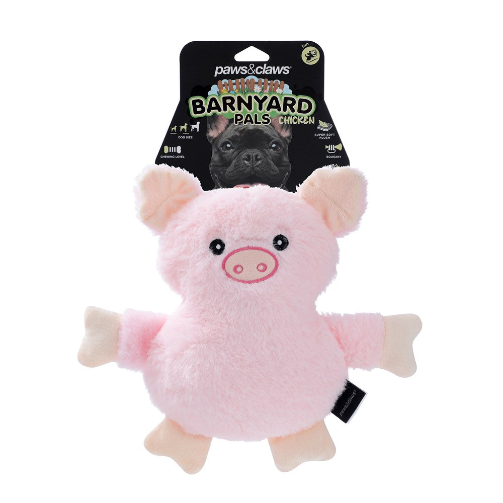 Barnyard Pals Plush Dog Toy - Assorted