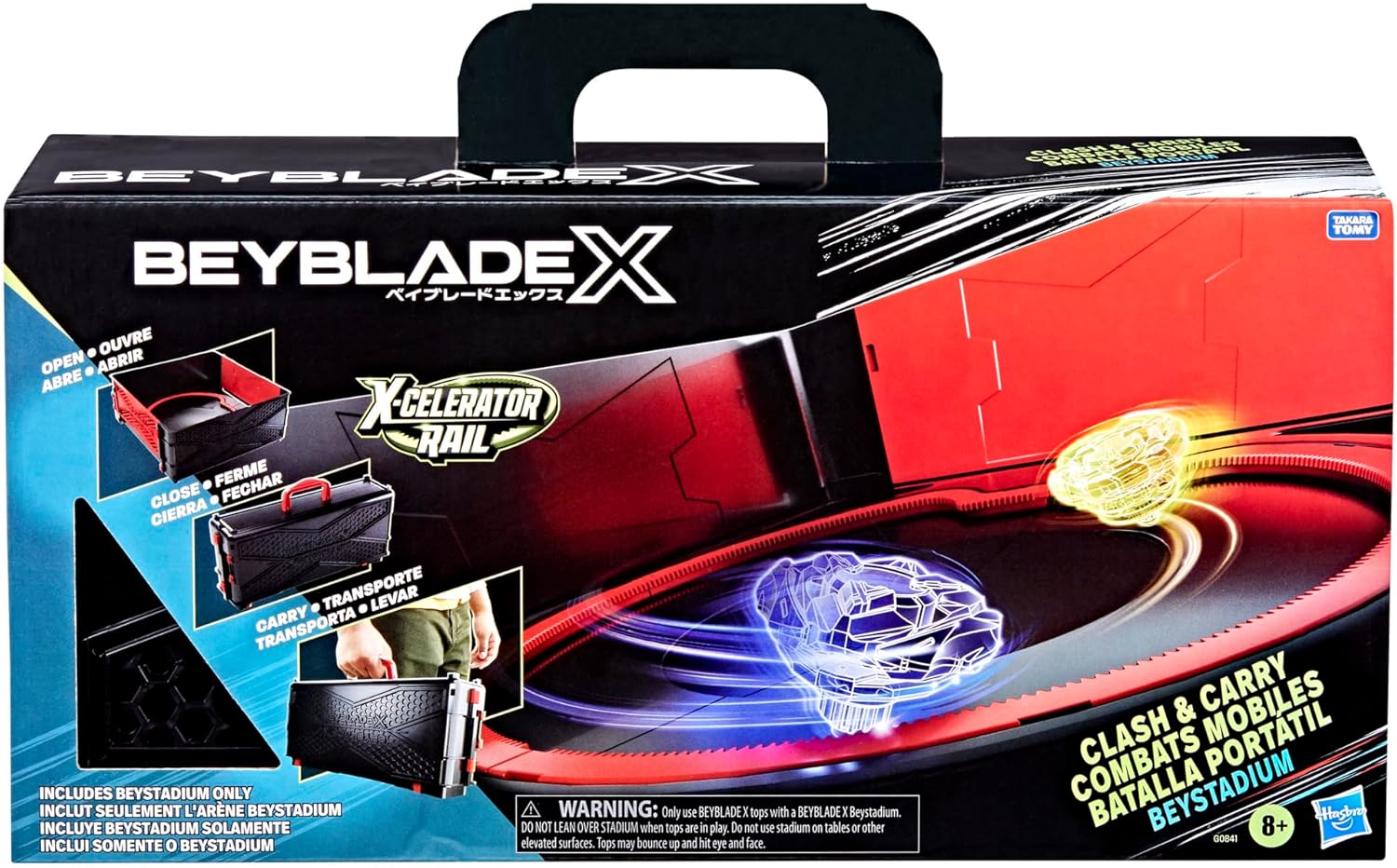 Beyblade X Clash and Carry Beystadium