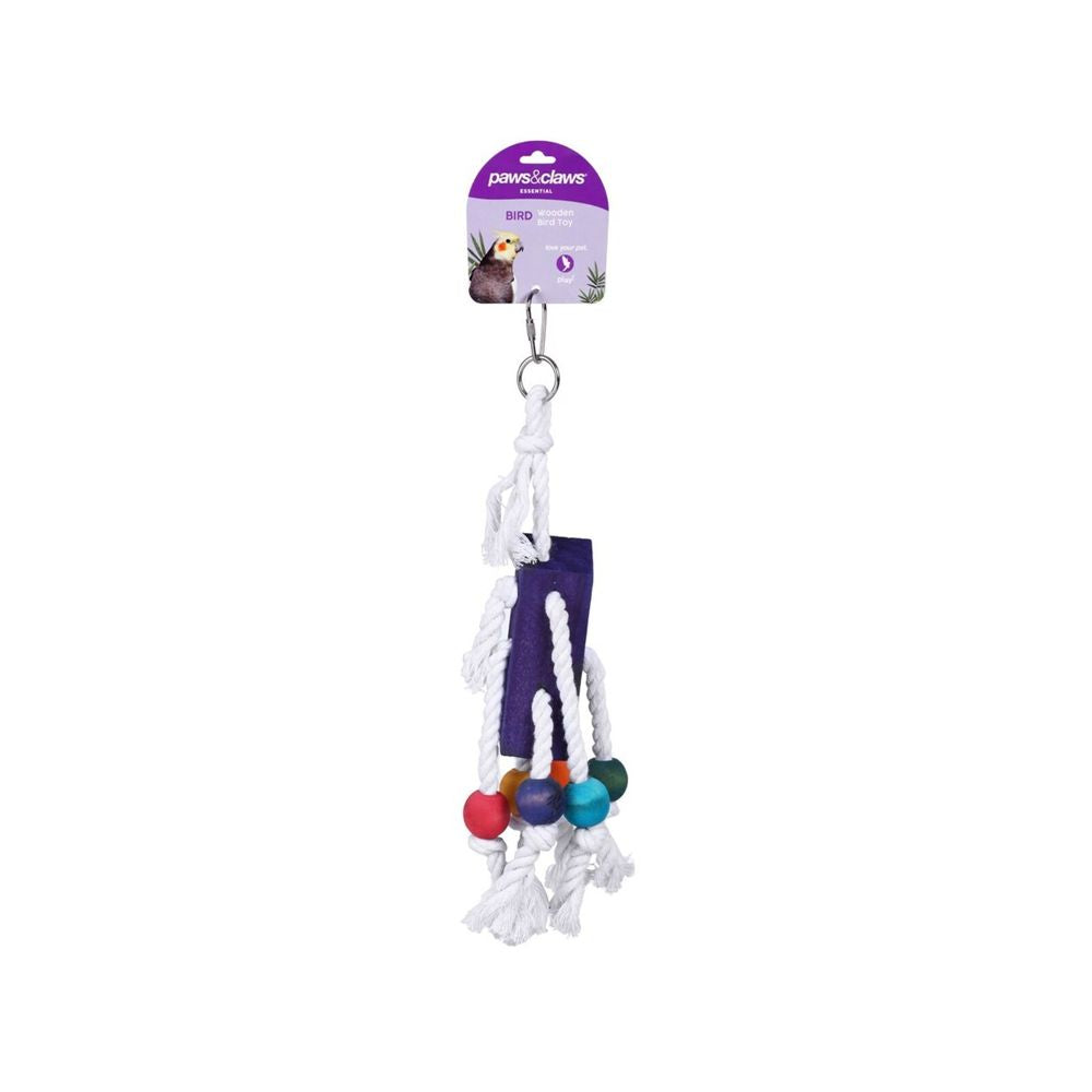Paws & Claws Wooden Bird Toy