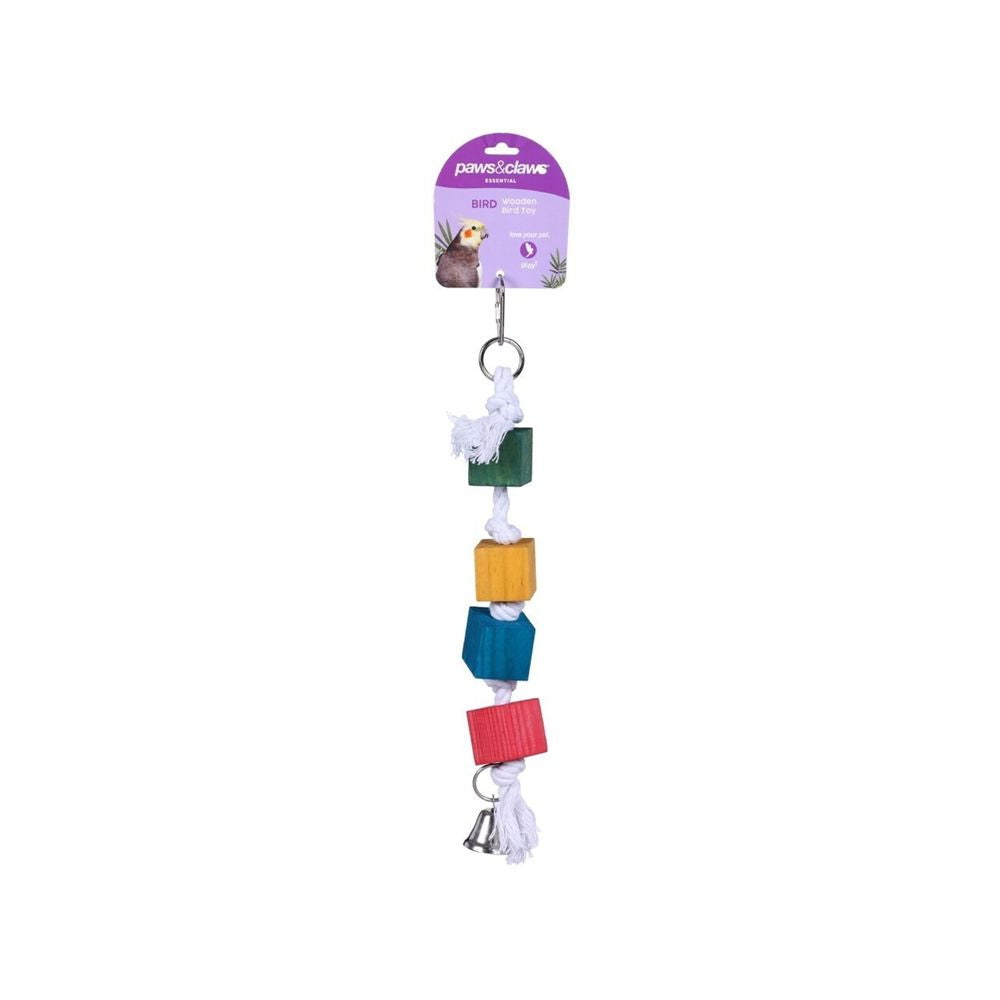 Paws & Claws Wooden Bird Toy
