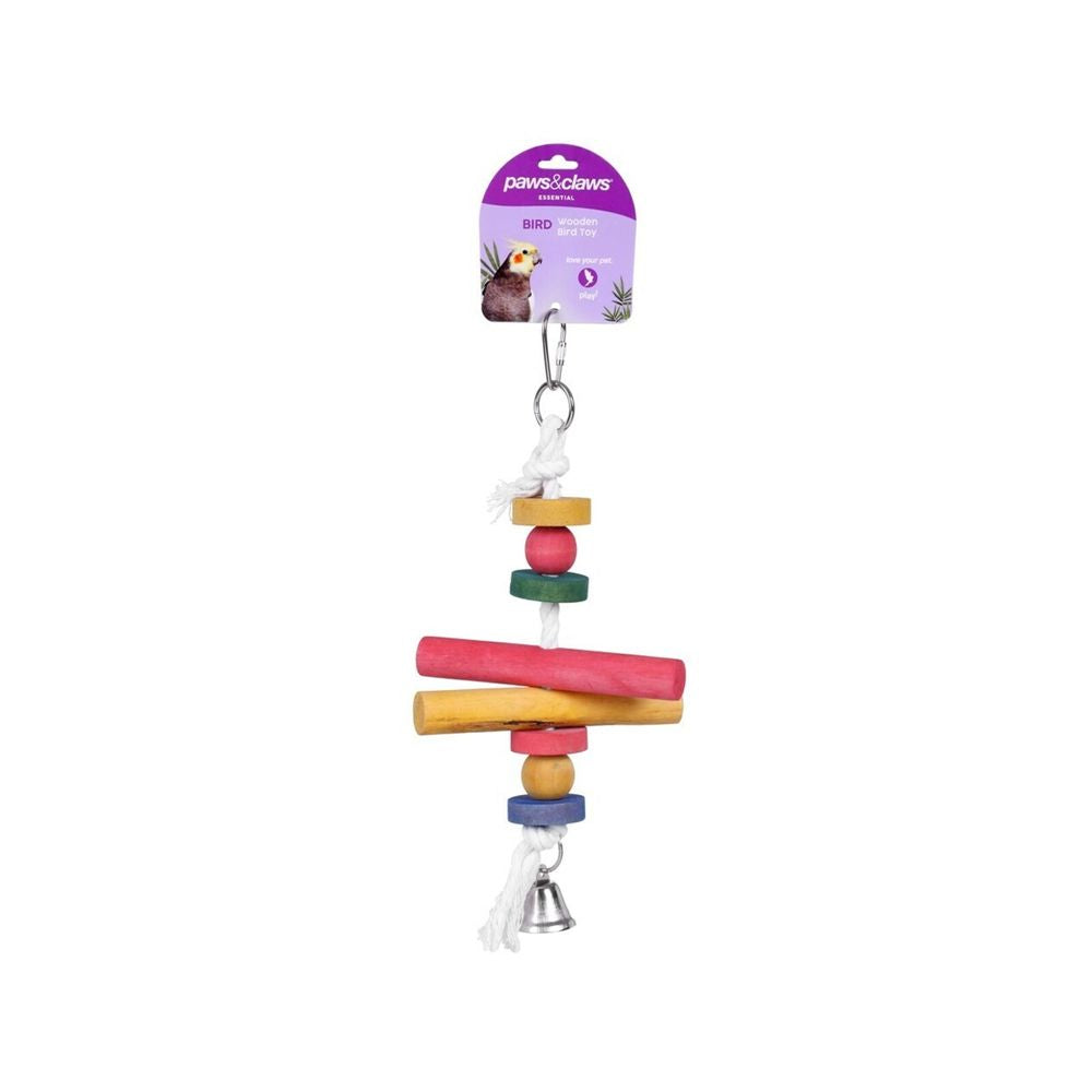 Paws & Claws Wooden Bird Toy