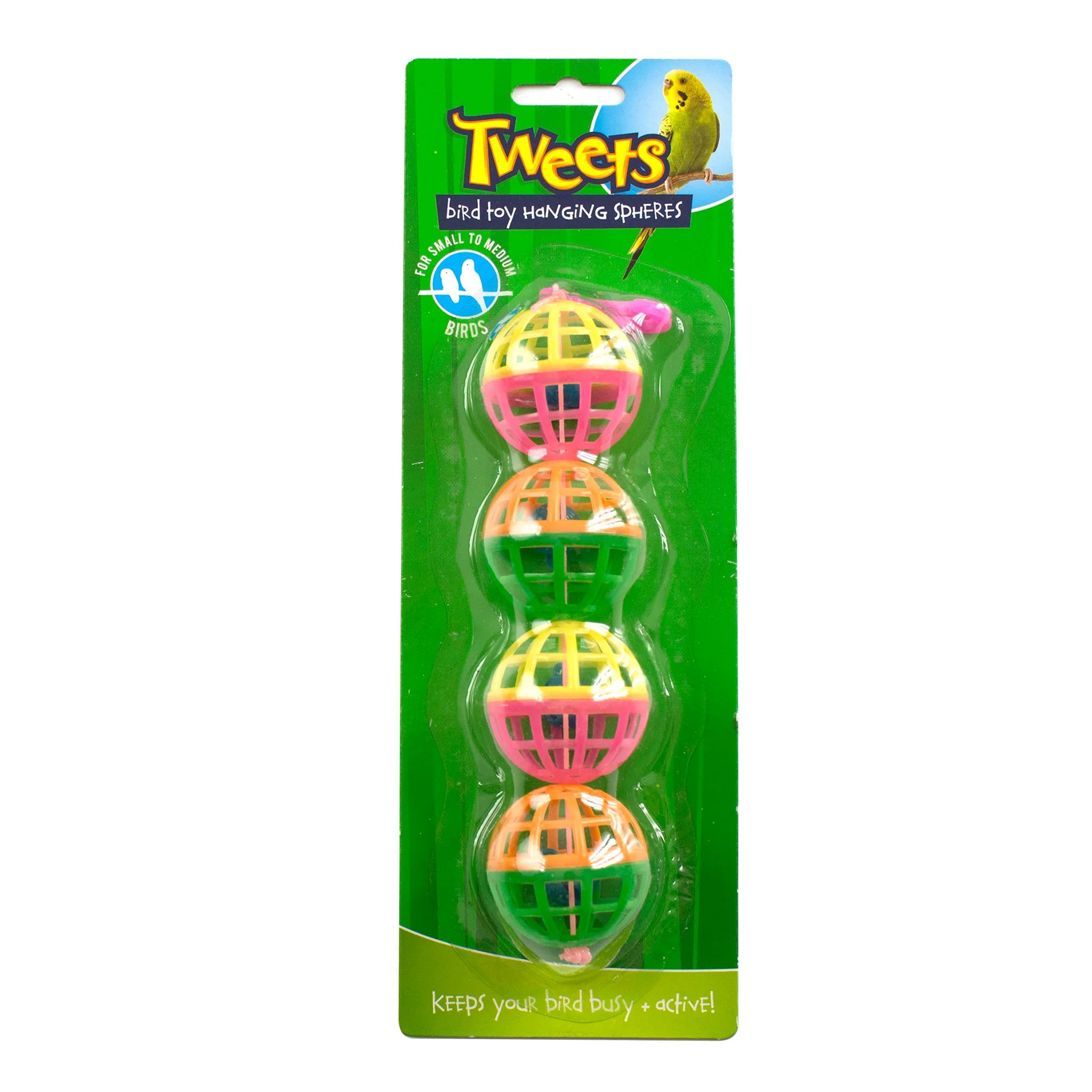 Bird Toy Hanging Balls Pk1