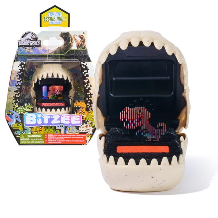 Bitzee toy with packaging on a white background