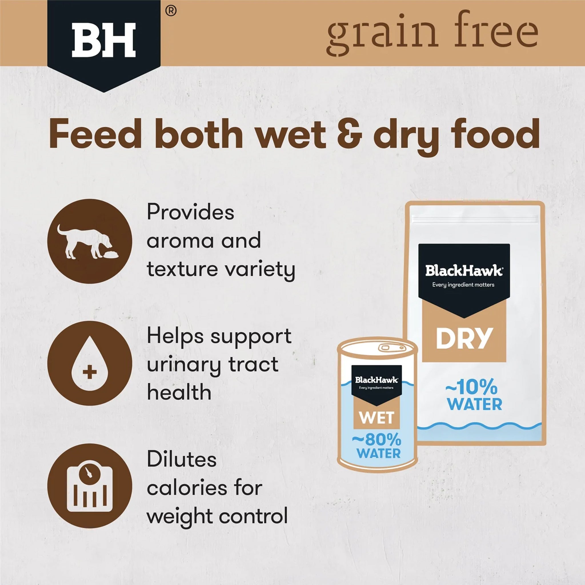 Black Hawk Adult All Breeds Grain Free Wet Dog Food 12 x 400g