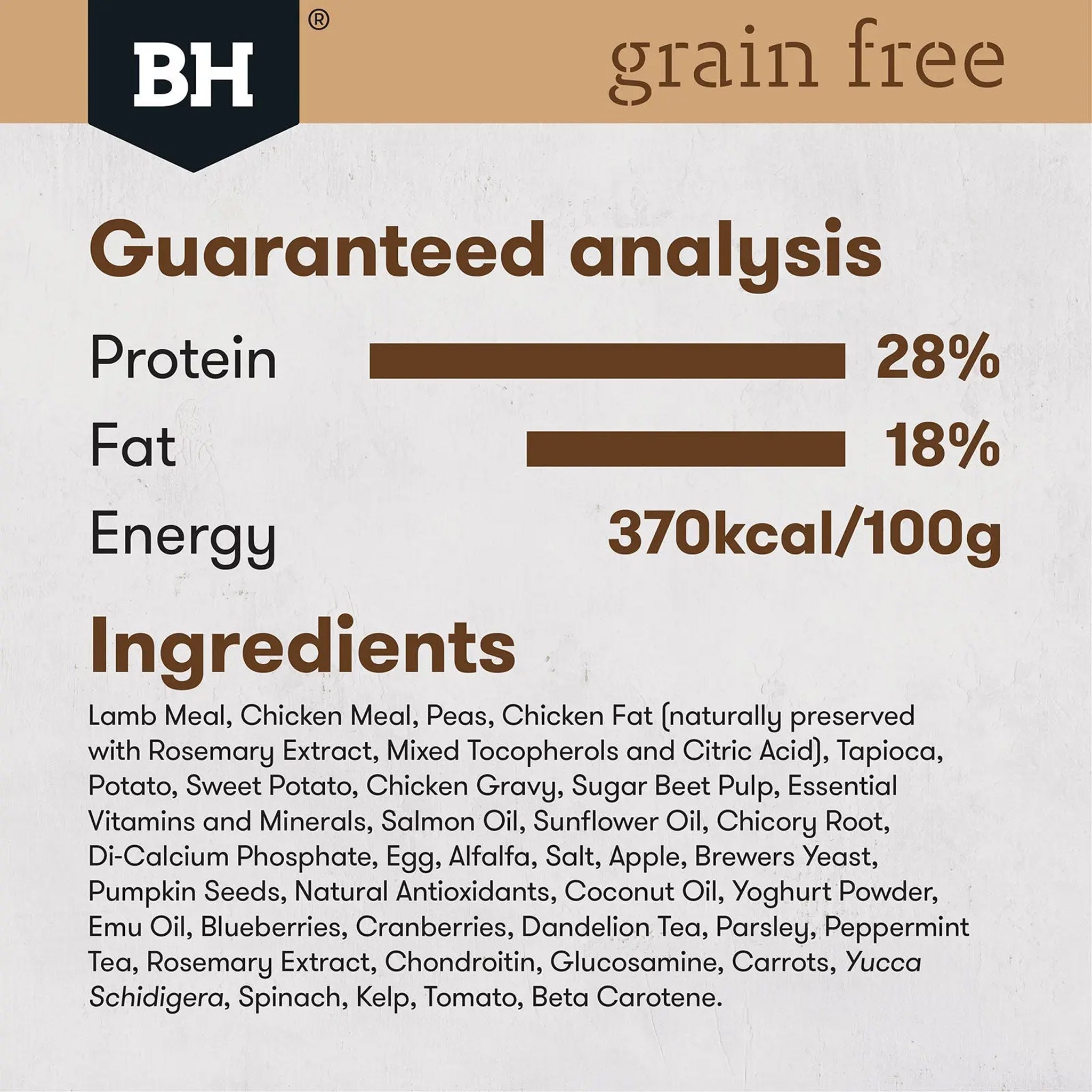 Black Hawk Adult Grain Free Lamb Dry Dog Food 15kg