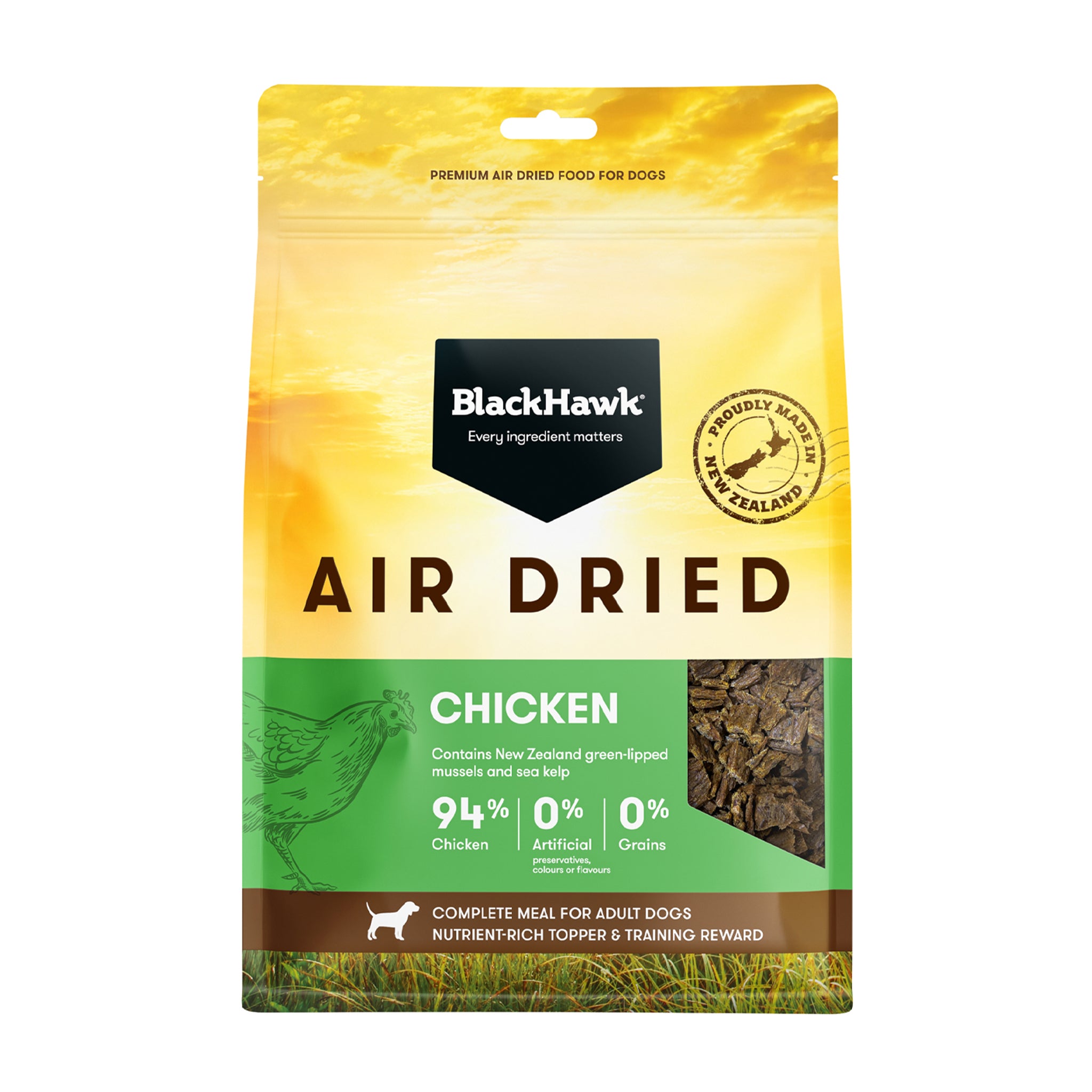 Black Hawk Air Dried Dog Food (450g & 2kg)