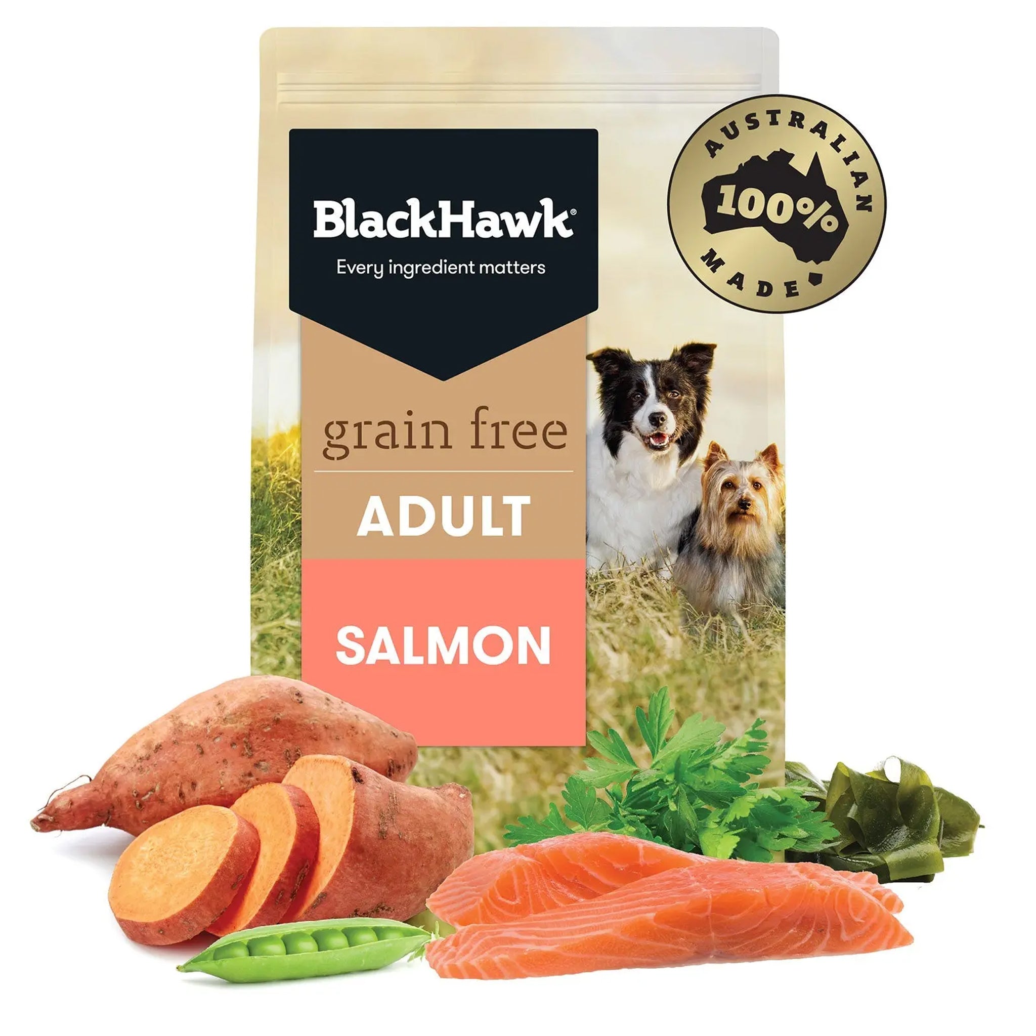 Black Hawk Adult Grain Free Salmon Dry Dog Food