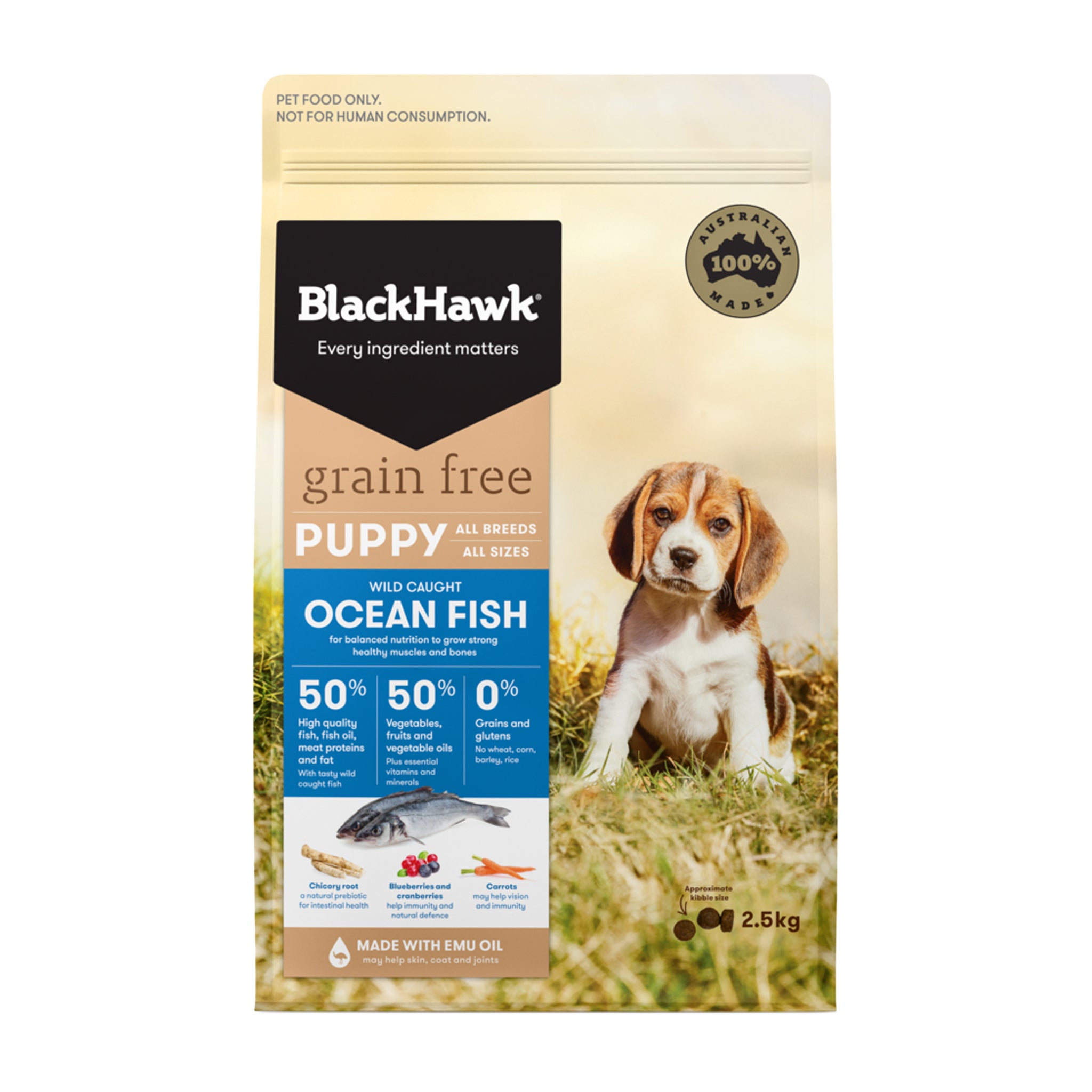 Black Hawk Grain Free Puppy Ocean Fish