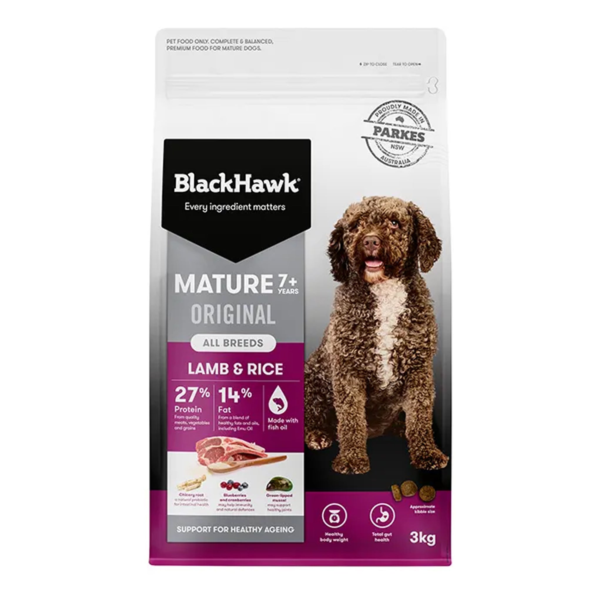 Black Hawk Mature - Lamb & Rice