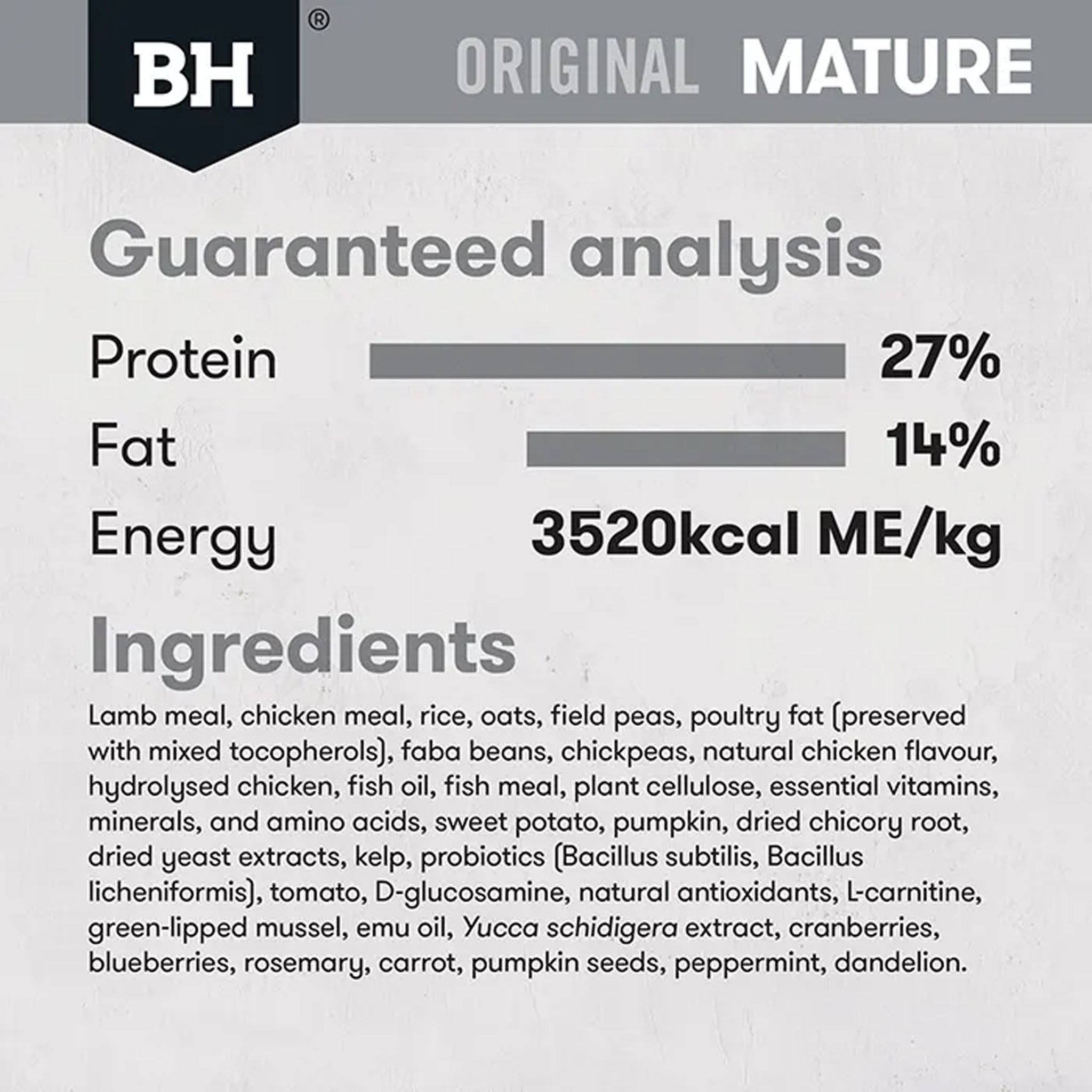 Black Hawk Mature - Lamb & Rice